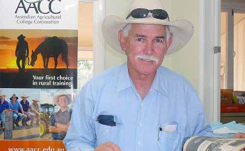 Phil Fraser goes through some 40 years of Emerald agricultural college memorabilia. Phil Fraser goes through some 40 years of Emerald agricultural college memorabilia.